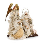 Decorazione Natalizia Vespa Verde con Pino 21 cm Bizzotto 5