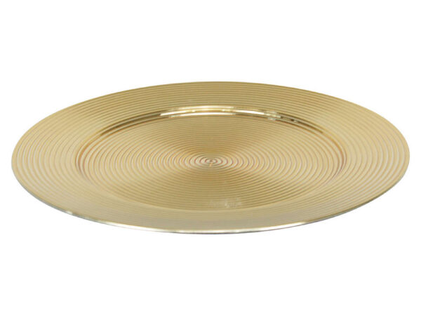 Sottopiatto Natalizio Decorativo Colorato Metallizzato 6 Pz