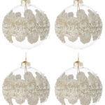 Statuetta Angelo Kristin Decorazione Natalizia Bianco Moderno 4