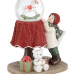 Decorazione Natalizia Luminosa Led Casetta Babbo Natale Bizzotto 4