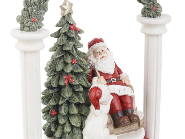 Decorazione Natalizia Arco Marlen con Babbo Natale 25 cm Bizzotto