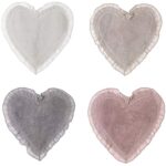 Cuscino in Velluto con Frange Shabby Chic Bouquet Azzurro Blanc Mariclò 5