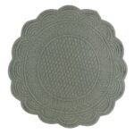 Tovaglietta Sottopiatto Trapuntata Shabby Chic Tonda Blanc Mariclò 12