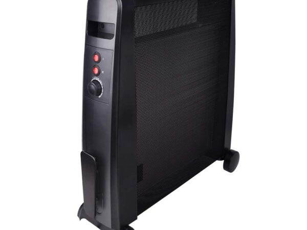 Radiatore Elettrico in Mica Nero 1200W ROMEO