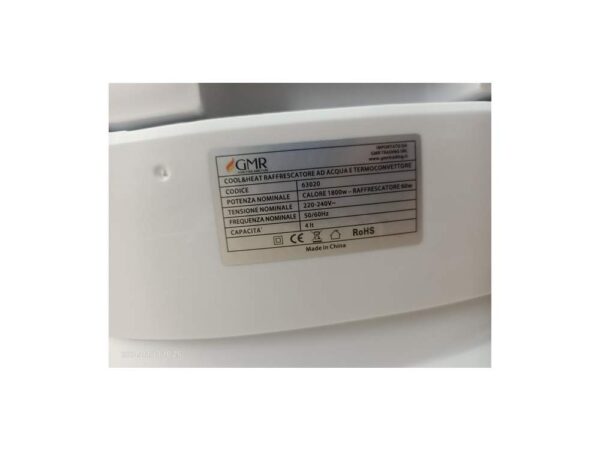 Raffrescatore ad Acqua e Termoconvettore Cool&Heat GMR 3