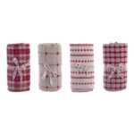 Runner Natalizio Ricamato Shabby Chic Trame Blanc Mariclo 4