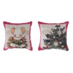 Runner Natalizio Ricamato Shabby Chic Trame Blanc Mariclo 5