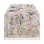 Tovaglia Natalizia Shabby con Bordo in Pizzo Blanc Mariclo 170 x 250 cm 4