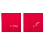 Cuscino Natalizio Verde con Casette Innevate Blanc Mariclò 45×45 4