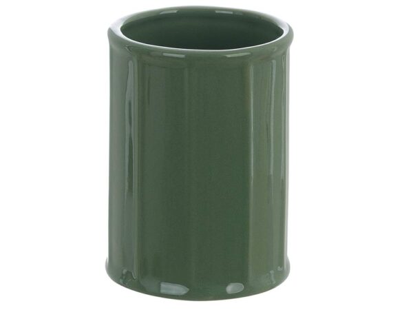 Porta Spazzolini in Ceramica Verde Shabby Chic Gaby Blanc Mariclò