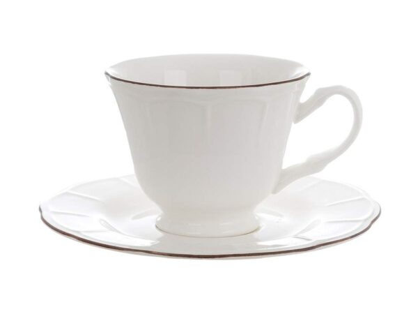 Set Tazze da Caffè in Ceramica Alcina – Blanc MariClo 6 Pz