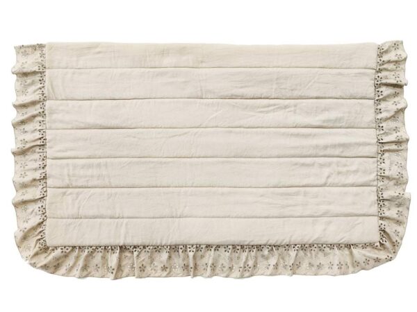 Set 2 Copriguanciali Beige Acquarello di Sangallo Blanc Mariclò