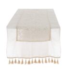 Set 2 Copriguanciali Beige Acquarello di Sangallo Blanc Mariclò 4