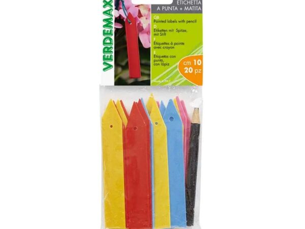 Etichette Colorate per Piante e Ortaggi 20 Pz Verdemax
