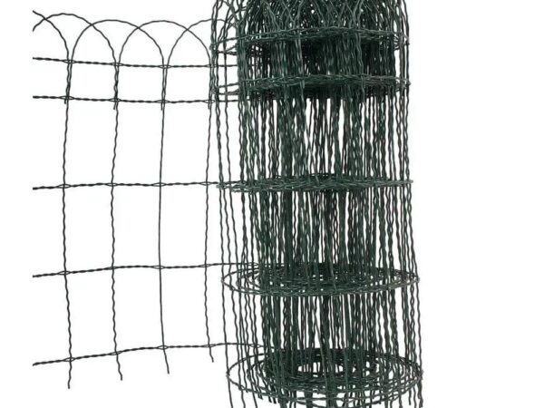 Rete per Aiuole in Acciaio Plastificato Verde Verdemax