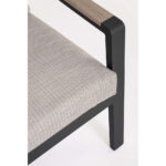 Set da Giardino Elna Antracite Divano 2 Poltrone Tavolino Bizzotto 15