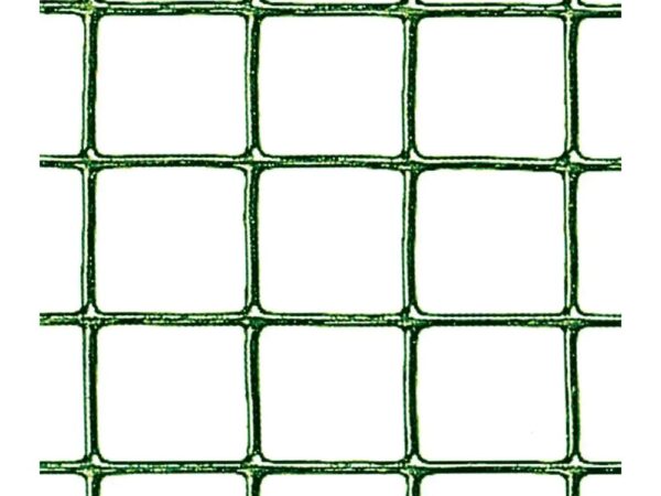 Rete Metallica Zincata Verde a Maglia Quadra 12 x 12 cm Verdemax 3