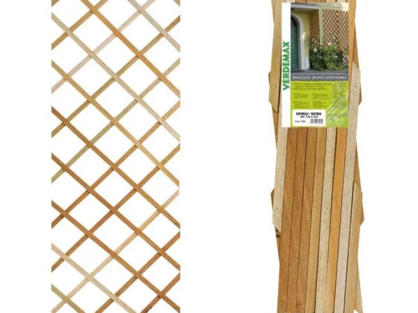 Traliccio Estensibile in Legno per Piante Rampicanti Verdemax