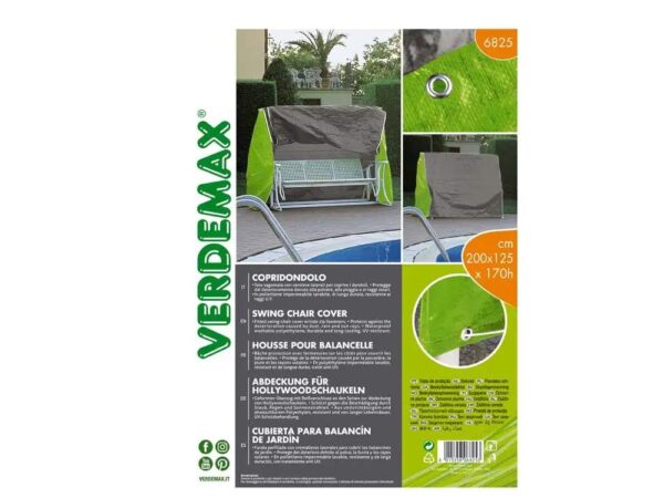 Telo Copertura Copri Dondolo Impermeabile 215 x 215 x 170 h Verdemax 3