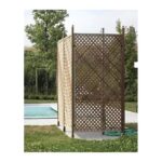 Pannello Grigliato Fisso in Legno per Esterno Privacy Verdemax 8