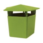 Palo di Sostegno per Tralicci in Acciaio Verde 165 cm Verdemax 4