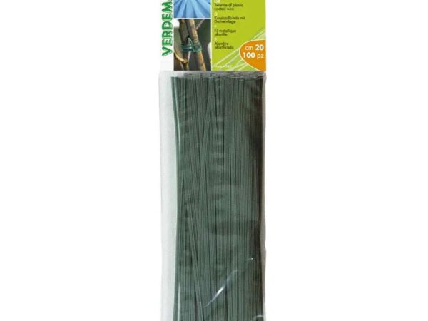 Filo Animato Plastificato per Fissaggio Rami 20  cm 100 Pz Verdemax