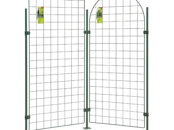 Traliccio ad Arco per Piante Rampicanti in Metallo Verde Verdemax 3