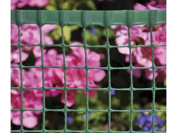 Rete di Recinzione in Plastica a Maglia Quadra 20 cm per Giardino Orto Verdemax 3