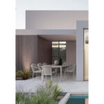 Tavolo da Giardino 8 Sedie Bianco effetto Legno Ulises Bizzotto 15