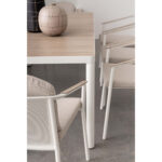 Tavolo da Giardino 8 Sedie Bianco effetto Legno Ulises Bizzotto 11