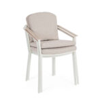 Tavolo da Giardino 8 Sedie Bianco effetto Legno Ulises Bizzotto 12